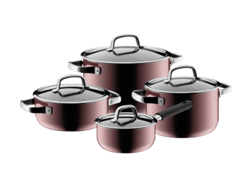 bộ nồi wmf fusiontec rose quartz 4 món Tổng quan về bộ nồi WMF Fusiontec Rose Quartz 4 món