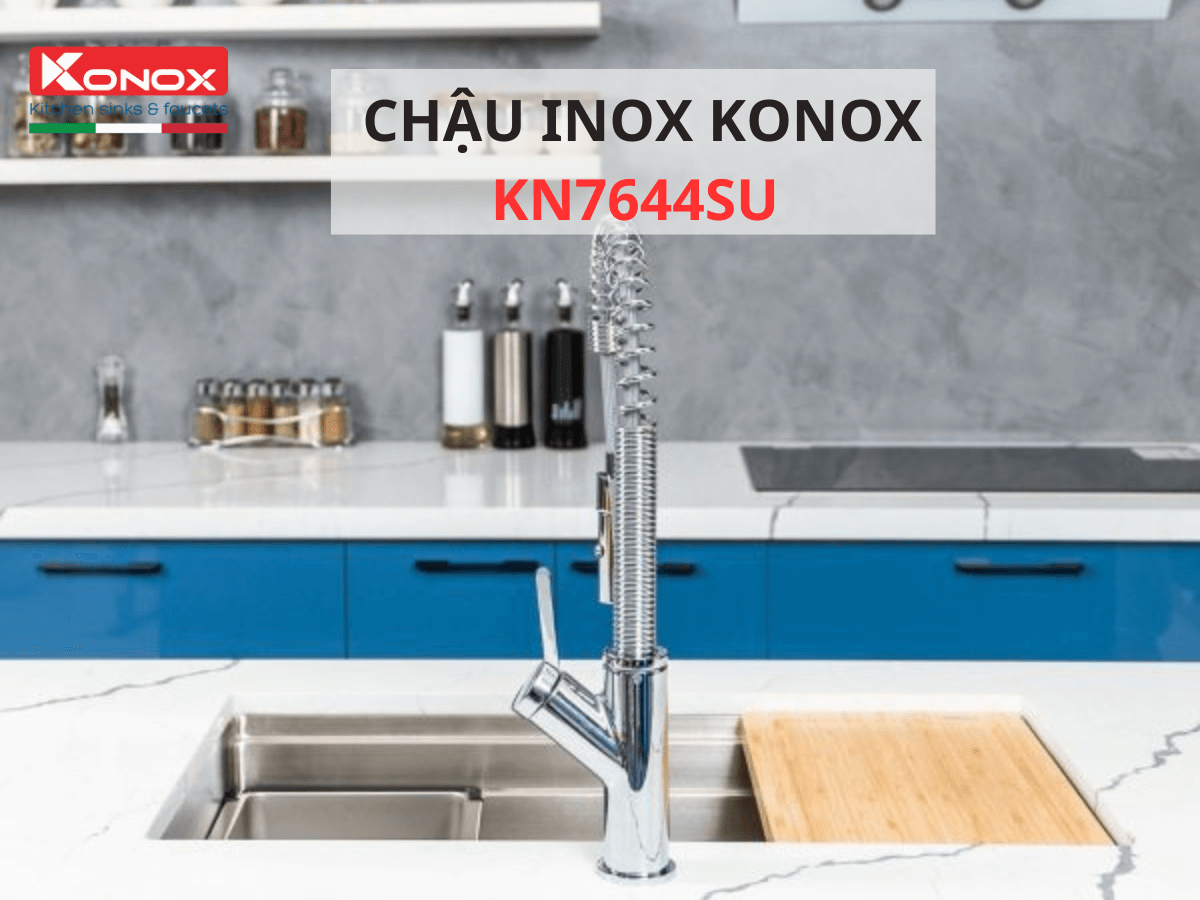 Chậu inox Konox KN7644SU