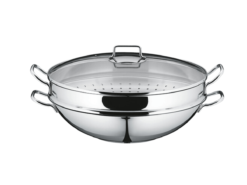 Chảo kèm xửng hấp WMF Macao Wok 36cm
