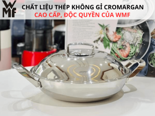 chảo sâu lòng wmf chinese wok 5-ply 40cm (3) Chảo sâu lòng WMF Chinese Wok 5-Ply 40cm