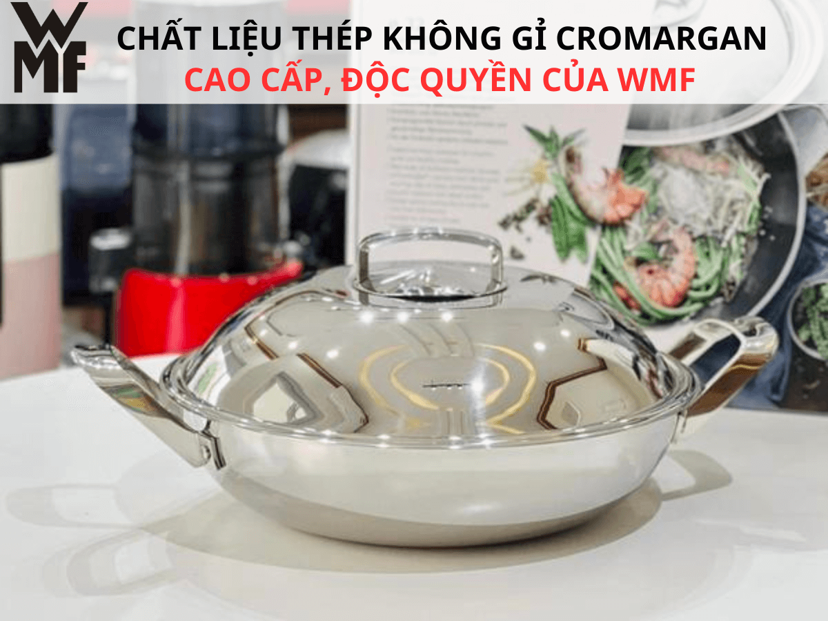 Chảo sâu lòng WMF Chinese Wok 5-Ply 40cm
