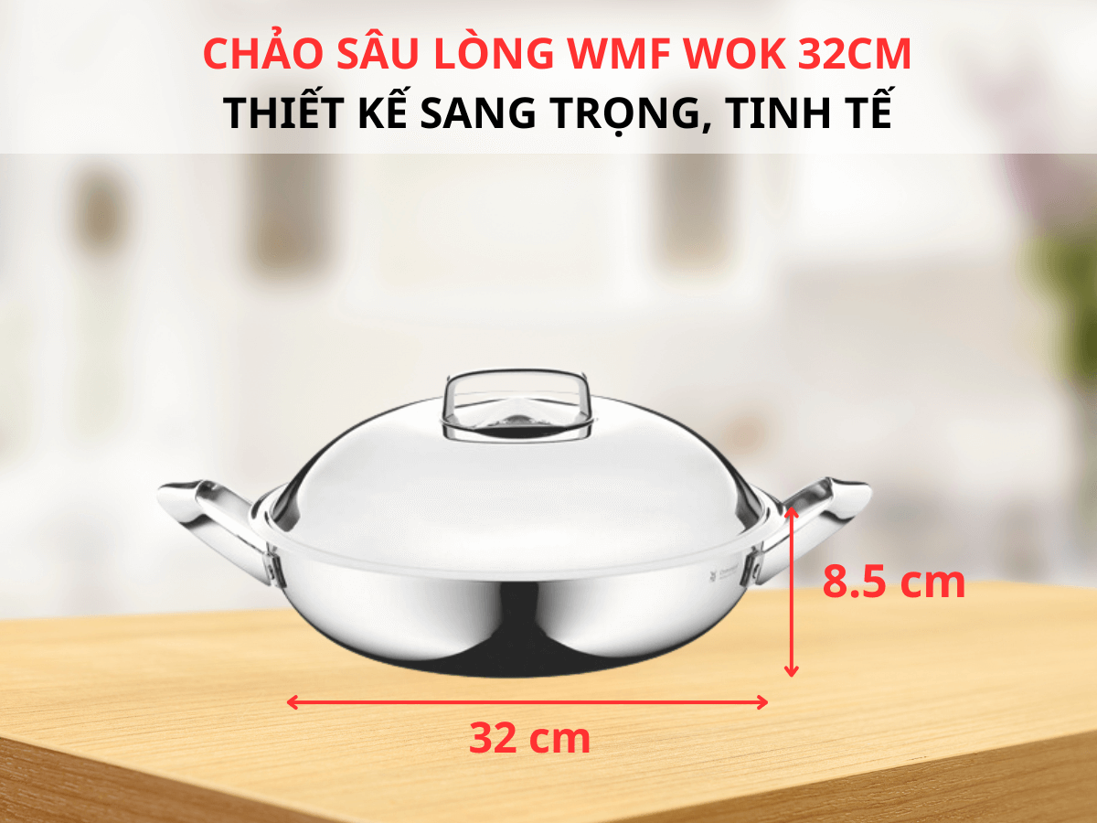 Chảo sâu lòng WMF Wok 32cm