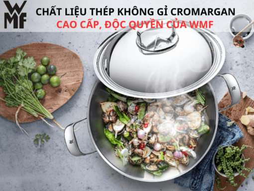 chảo sâu lòng wmf wok 32cm (3) Chảo sâu lòng WMF Wok 32cm
