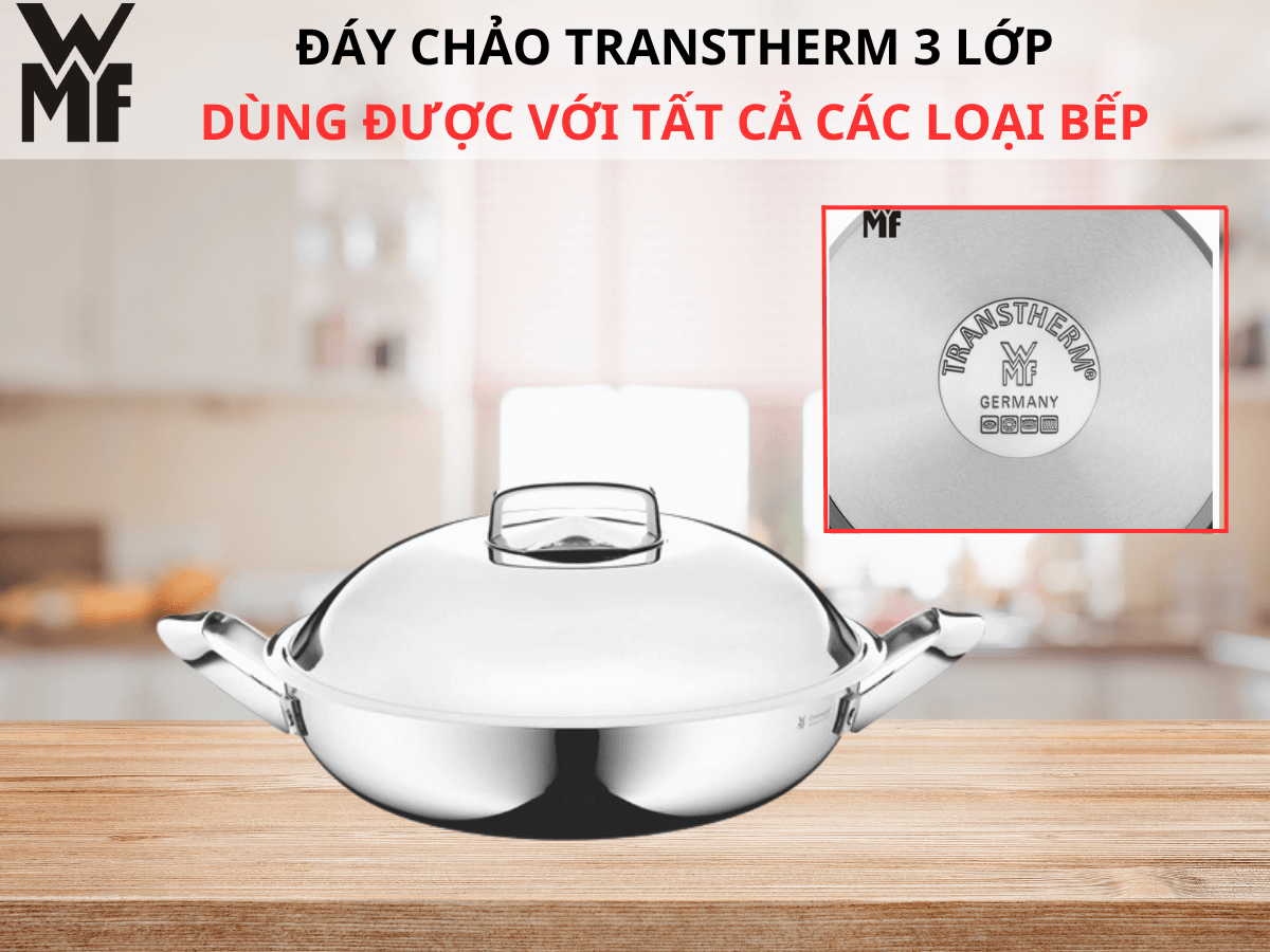 Chảo sâu lòng WMF Wok 32cm