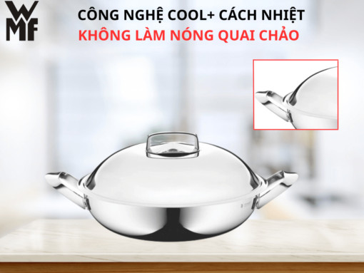 chảo sâu lòng wmf wok 32cm (5) Chảo sâu lòng WMF Wok 32cm