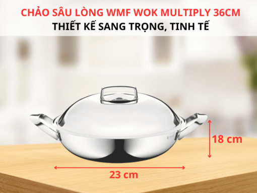 Chảo sâu lòng WMF Wok Multiply 36cm