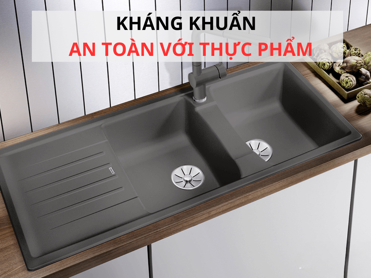 Chậu đá Blanco Lexa 8S Rock Grey