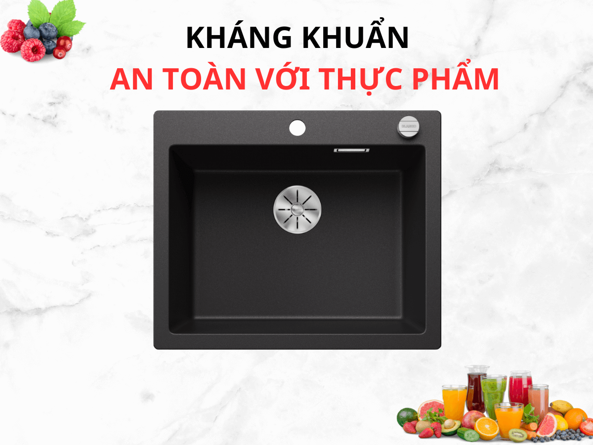 Chậu đá Blanco Pleon 6 Anthracite