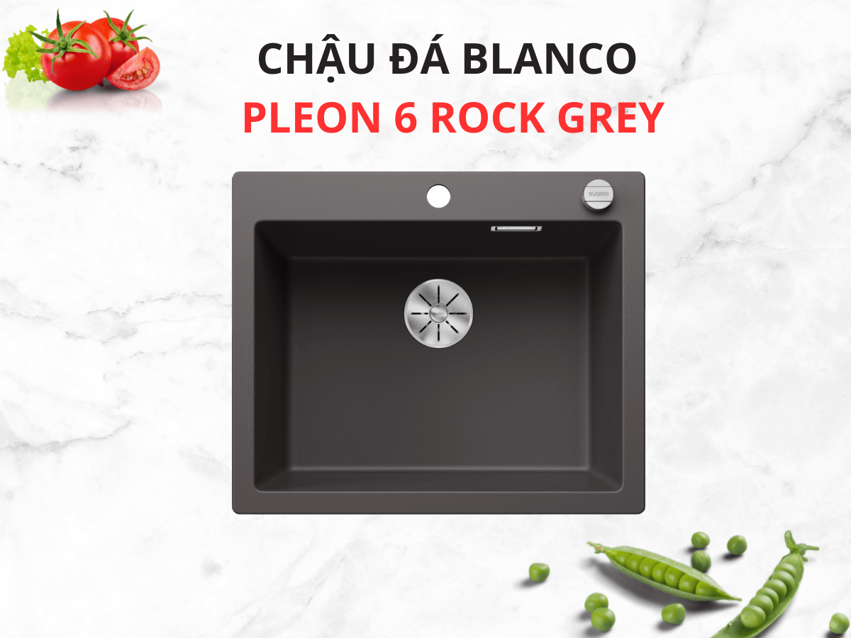 Chậu đá Blanco Pleon 6 Rock Grey
