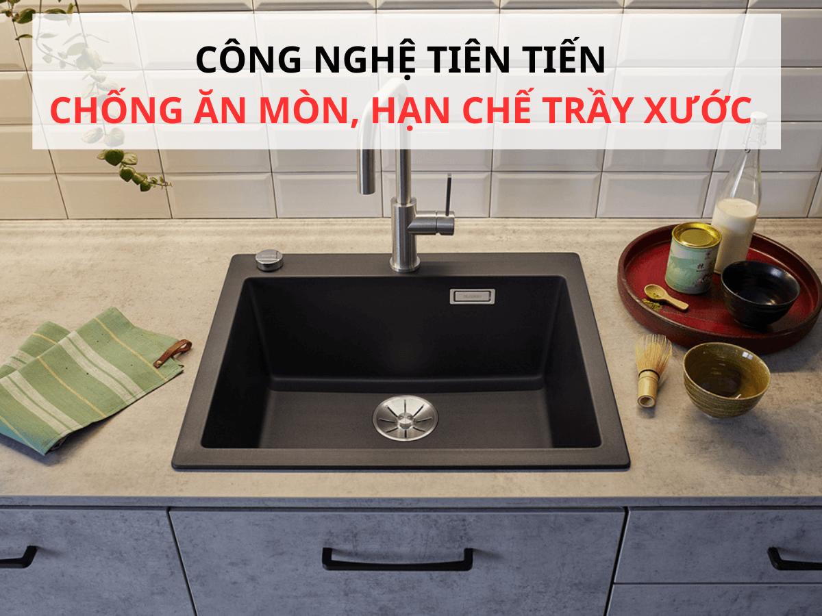 Chậu đá Blanco Pleon 6 Rock Grey