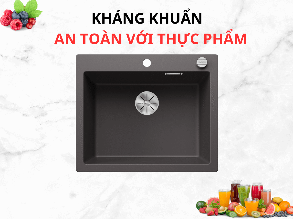 Chậu đá Blanco Pleon 6 Rock Grey