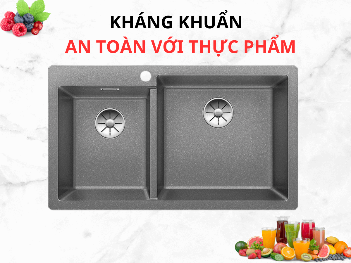Chậu đá Blanco Pleon 9 Alu Metallic