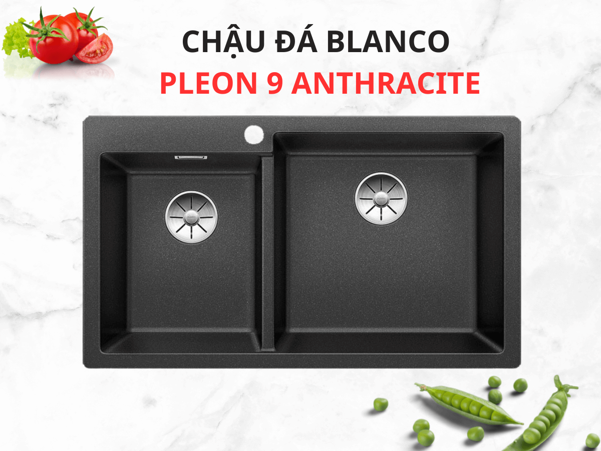 Chậu đá Blanco Pleon 9 Anthracite
