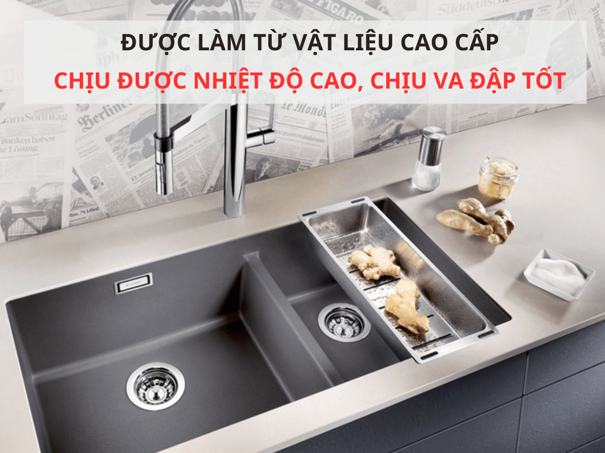 Chịu được nhiệt độ cao, chịu va đập tốt