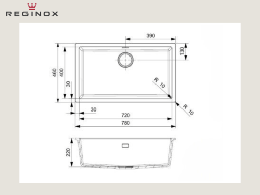 Chậu đá Reginox Amsterdam 72 R30899