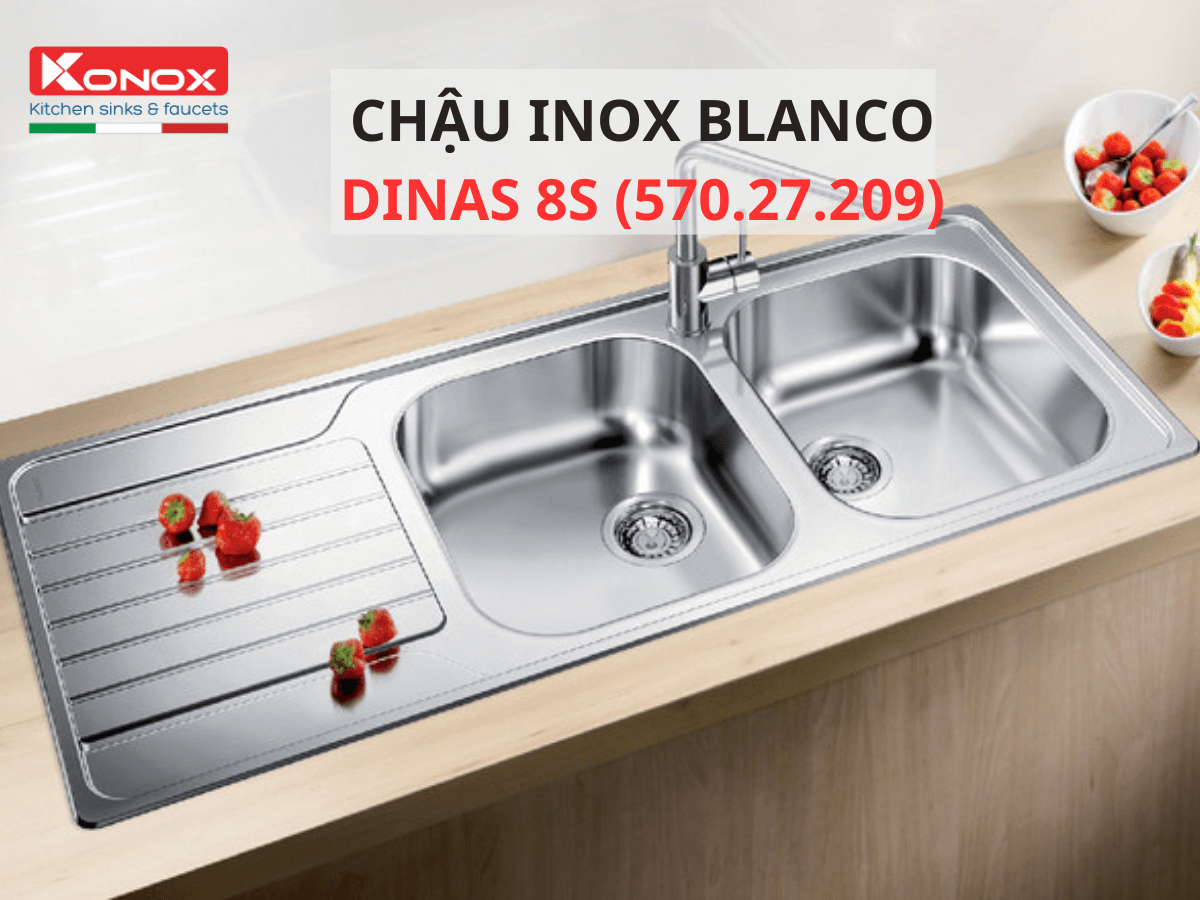 Chậu inox Blanco Dinas 8S (570.27.209)
