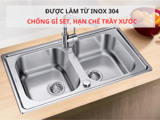 Chậu inox Blanco Lemis 8-IF