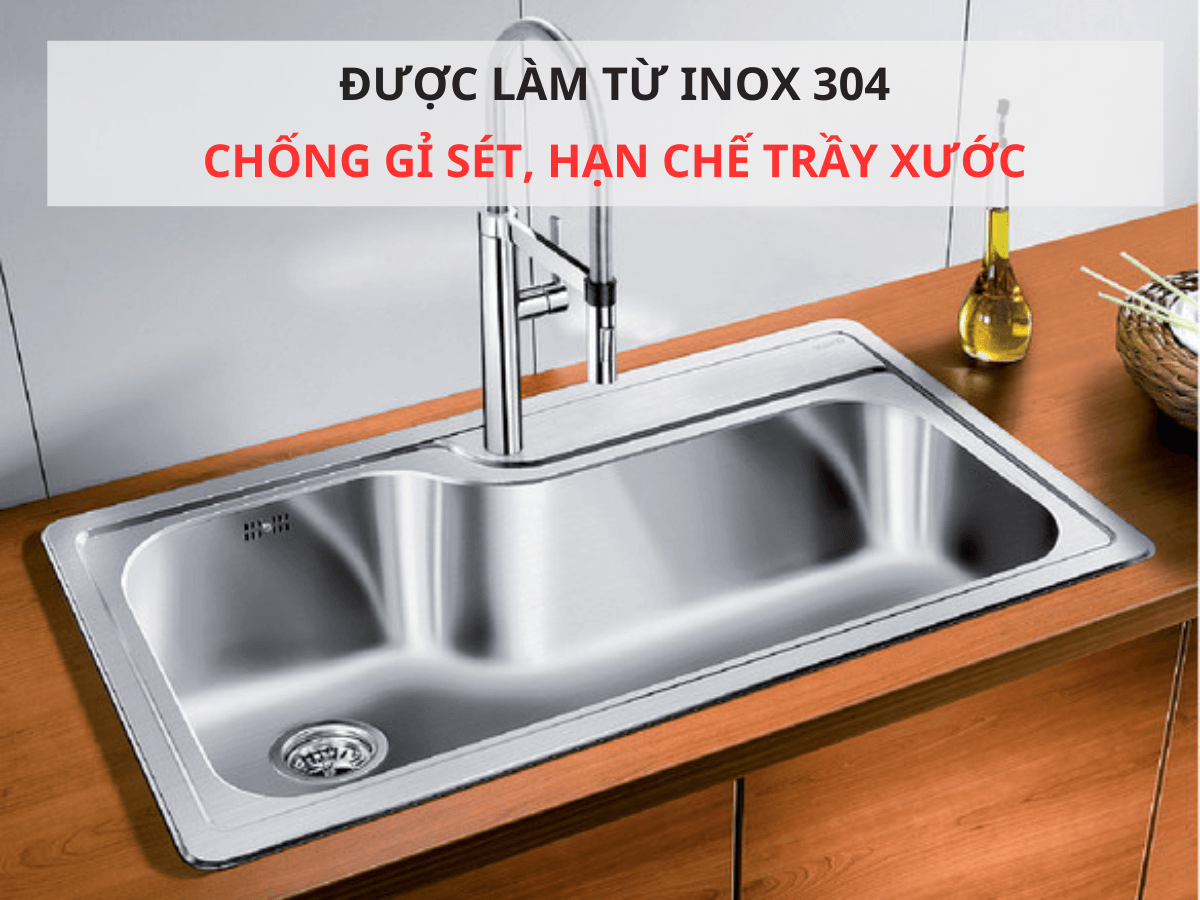 Chậu inox Blanco Plenta 9