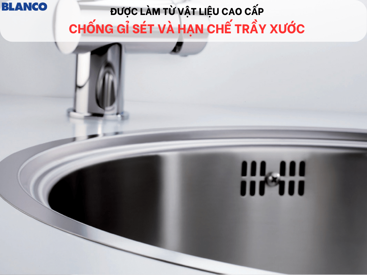 Chậu inox Blanco Rondosol-IF
