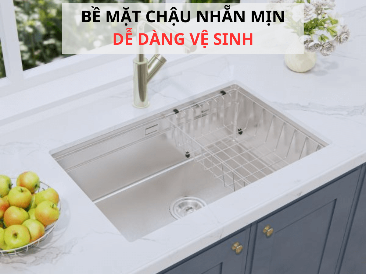 Chậu inox Konox KN7044SU Dekor