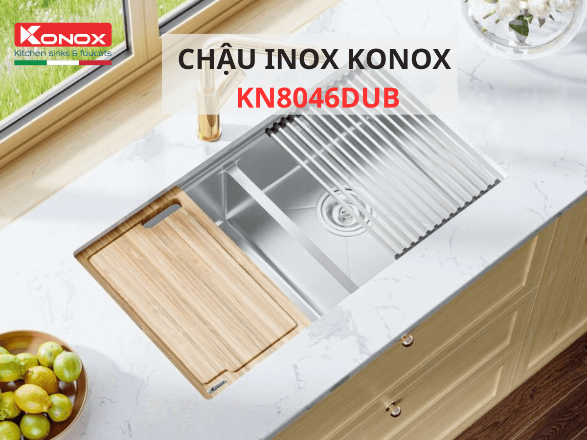 Chậu inox Konox KN8046DUB