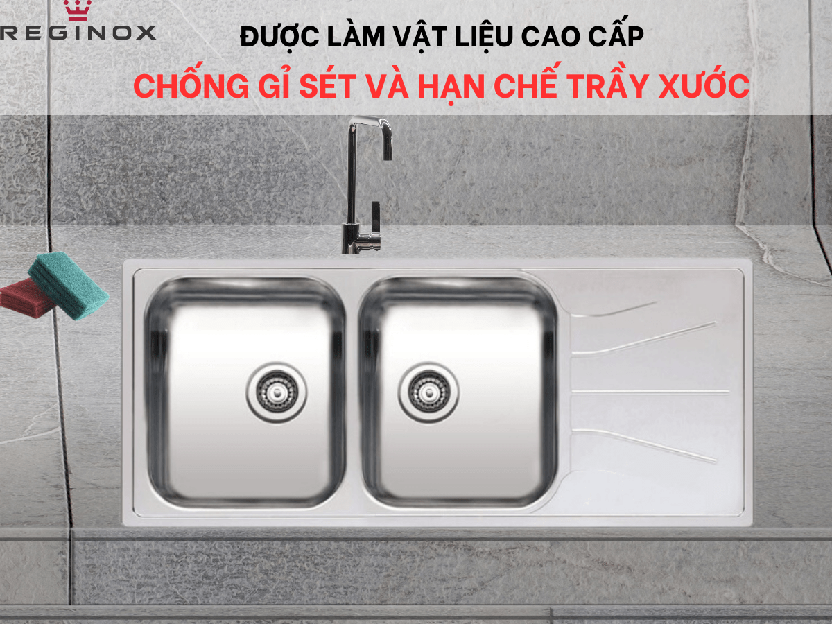 Chậu inox Reginox Diplomat 30 Lux R02254
