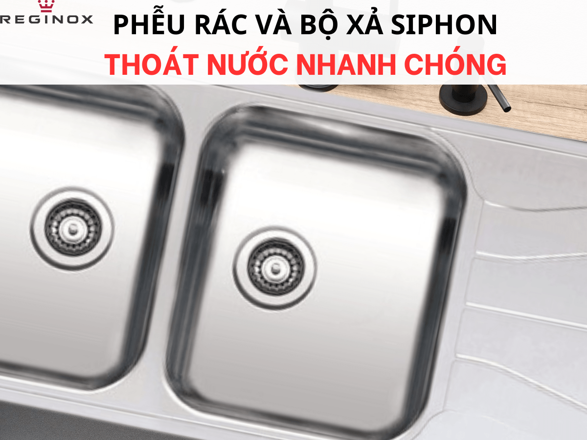 Chậu inox Reginox Diplomat 30 Lux R02254