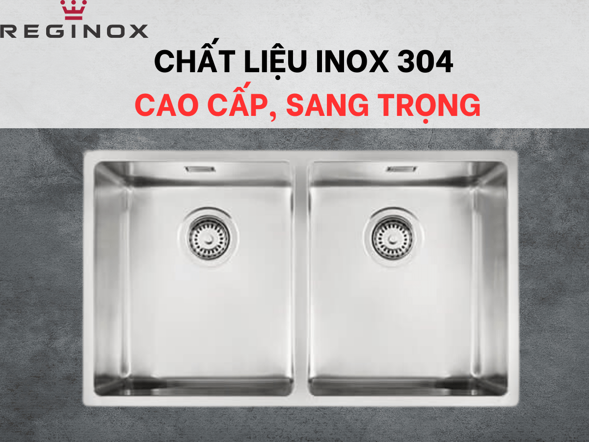 Chậu inox Reginox Houston 34x34 NPCS0010