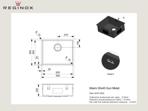 Chậu inox Reginox Miami R30721