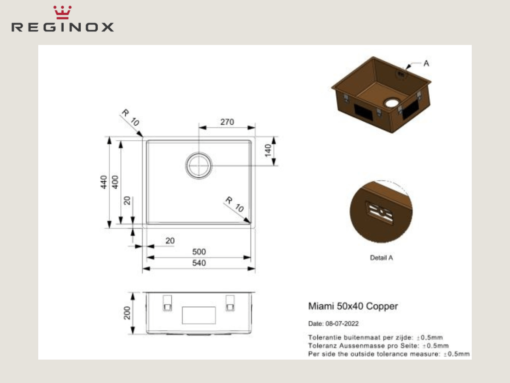 Chậu inox Reginox Miami R30738