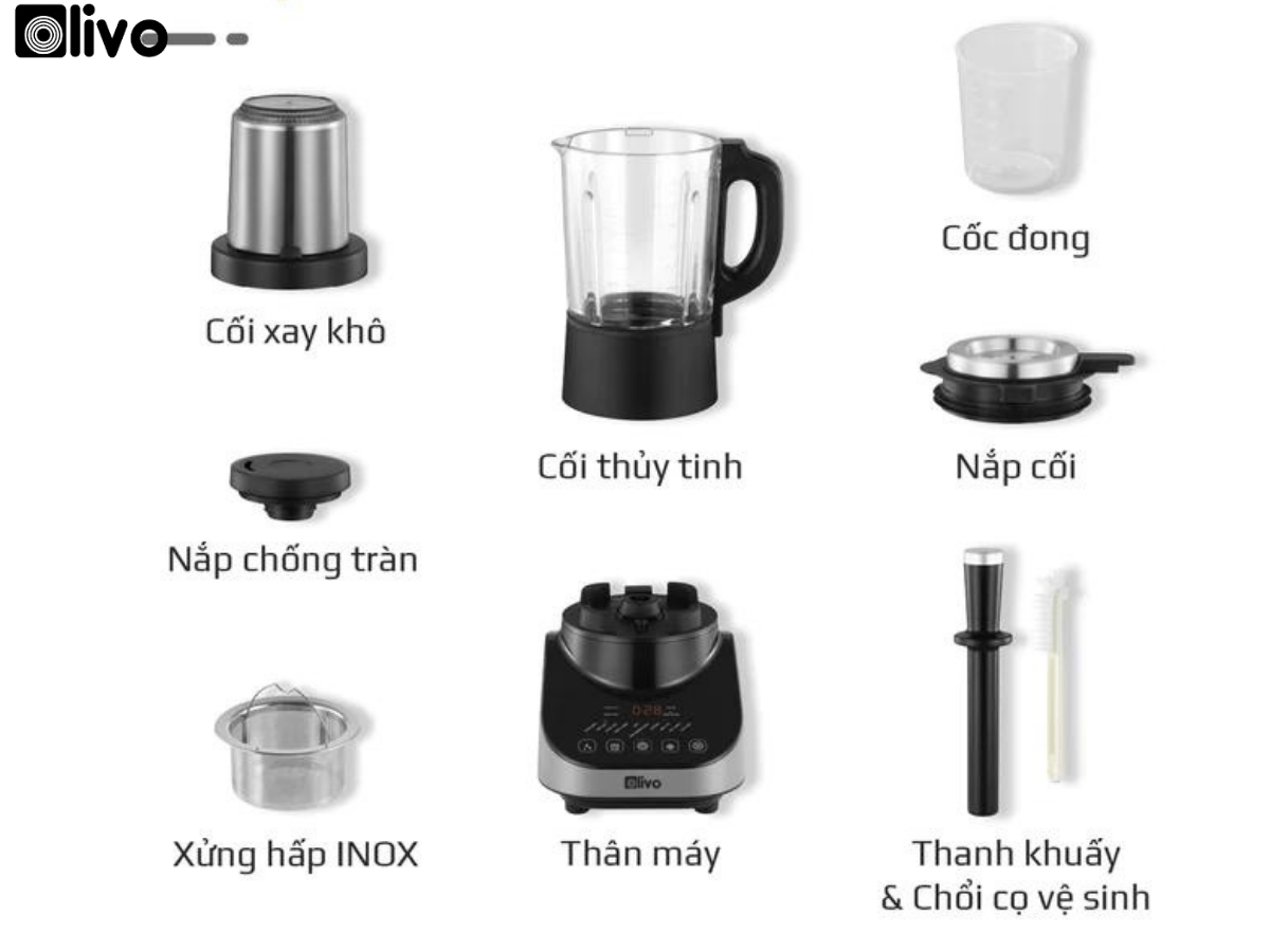 Máy làm sữa hạt Olivo CB20