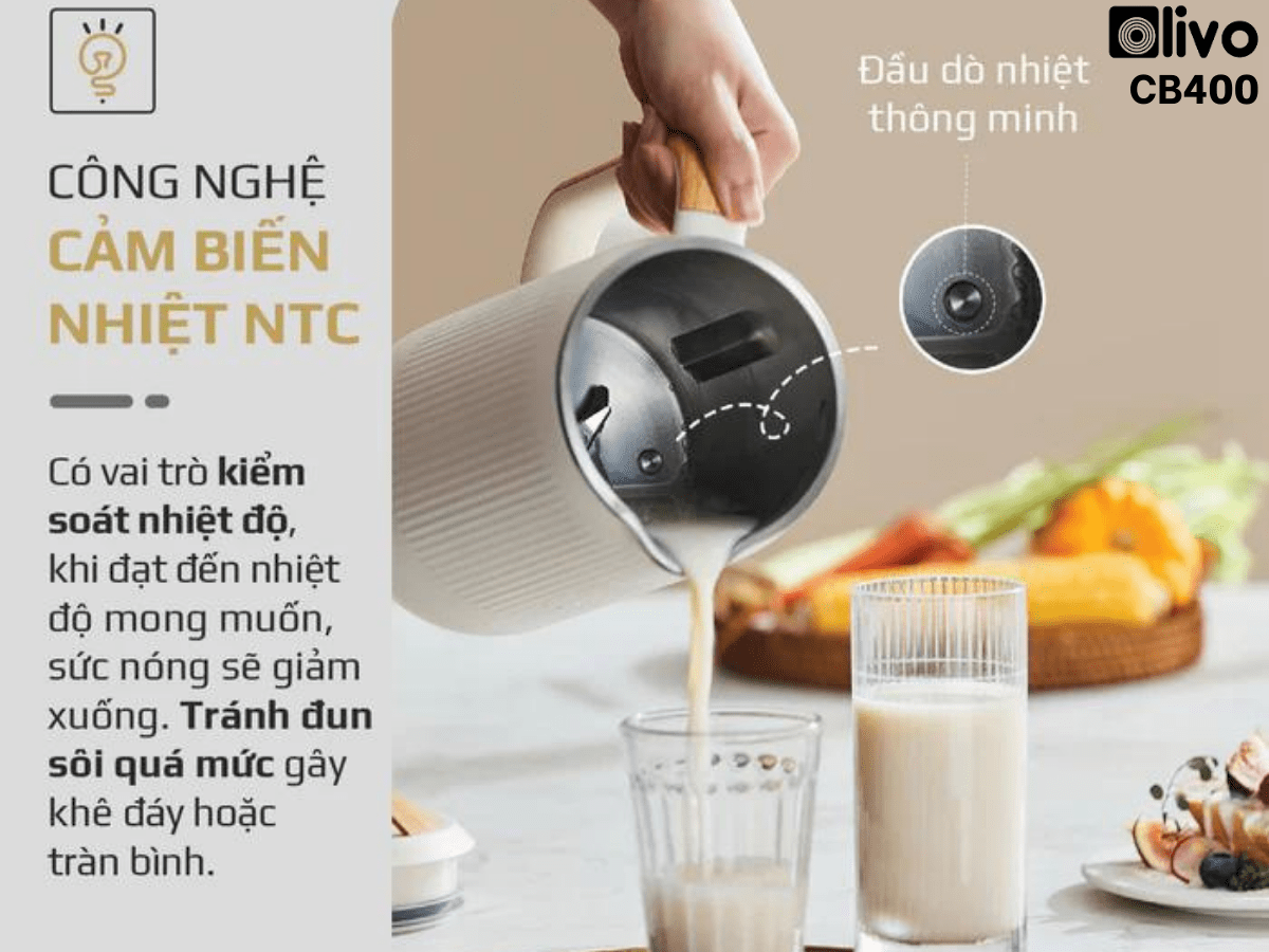 Máy làm sữa hạt Olivo CB400