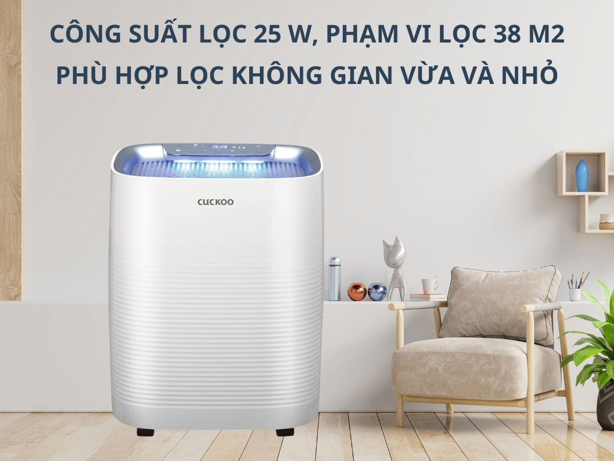Máy lọc không khí Cuckoo AC-09XH10FW(I)