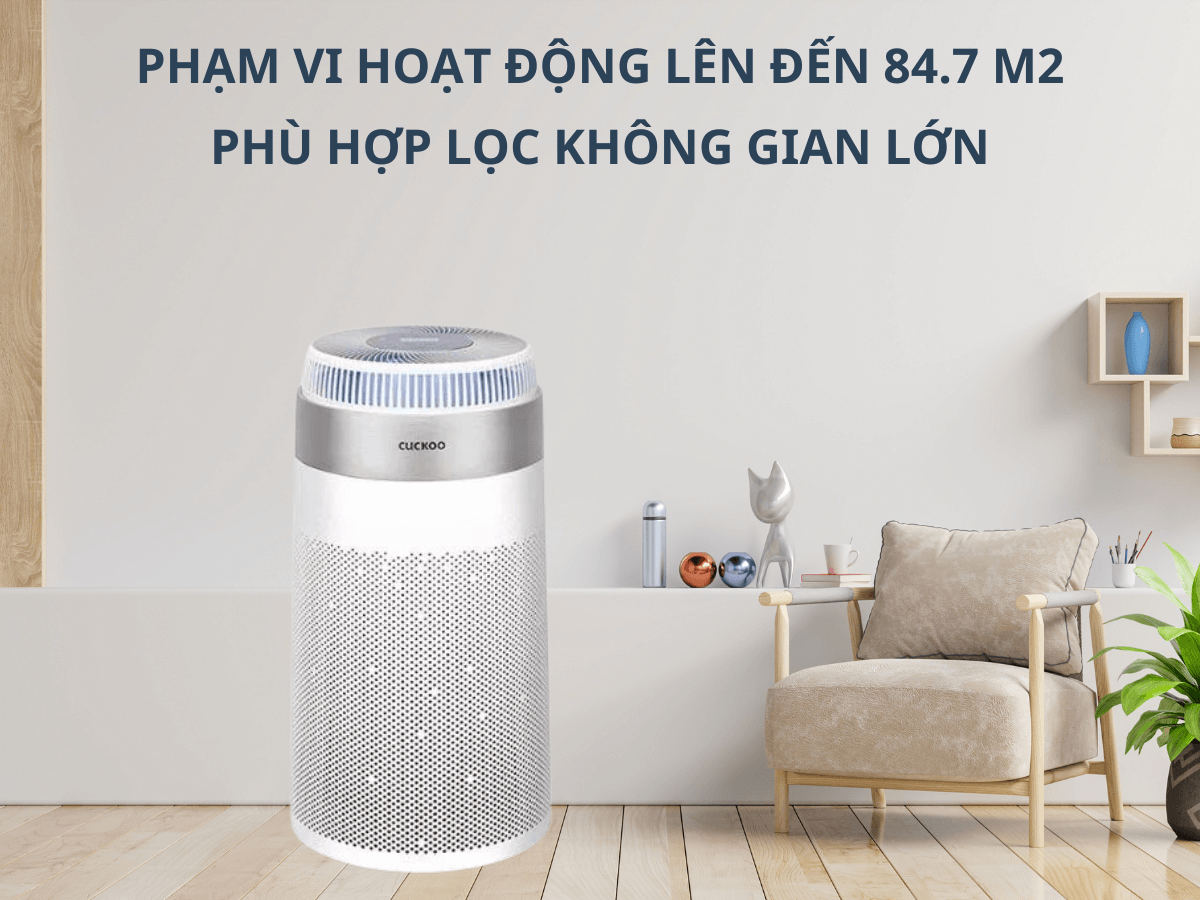 Máy lọc không khí Cuckoo AC-25W10FWH(S)