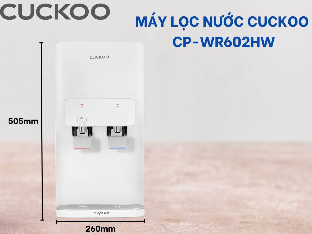 Máy lọc nước Cuckoo CP-WR602HW