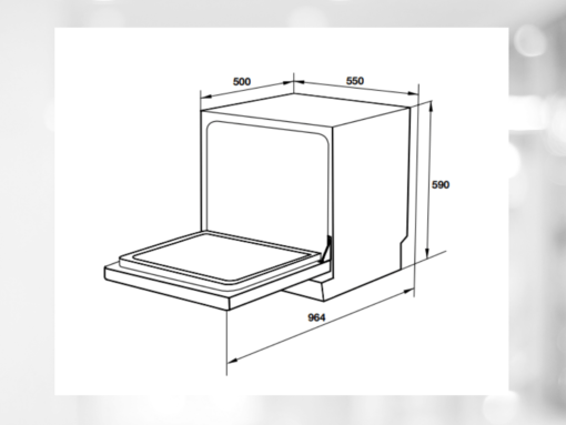 Máy rửa bát Hafele HDW-T5531B (538.21.350)