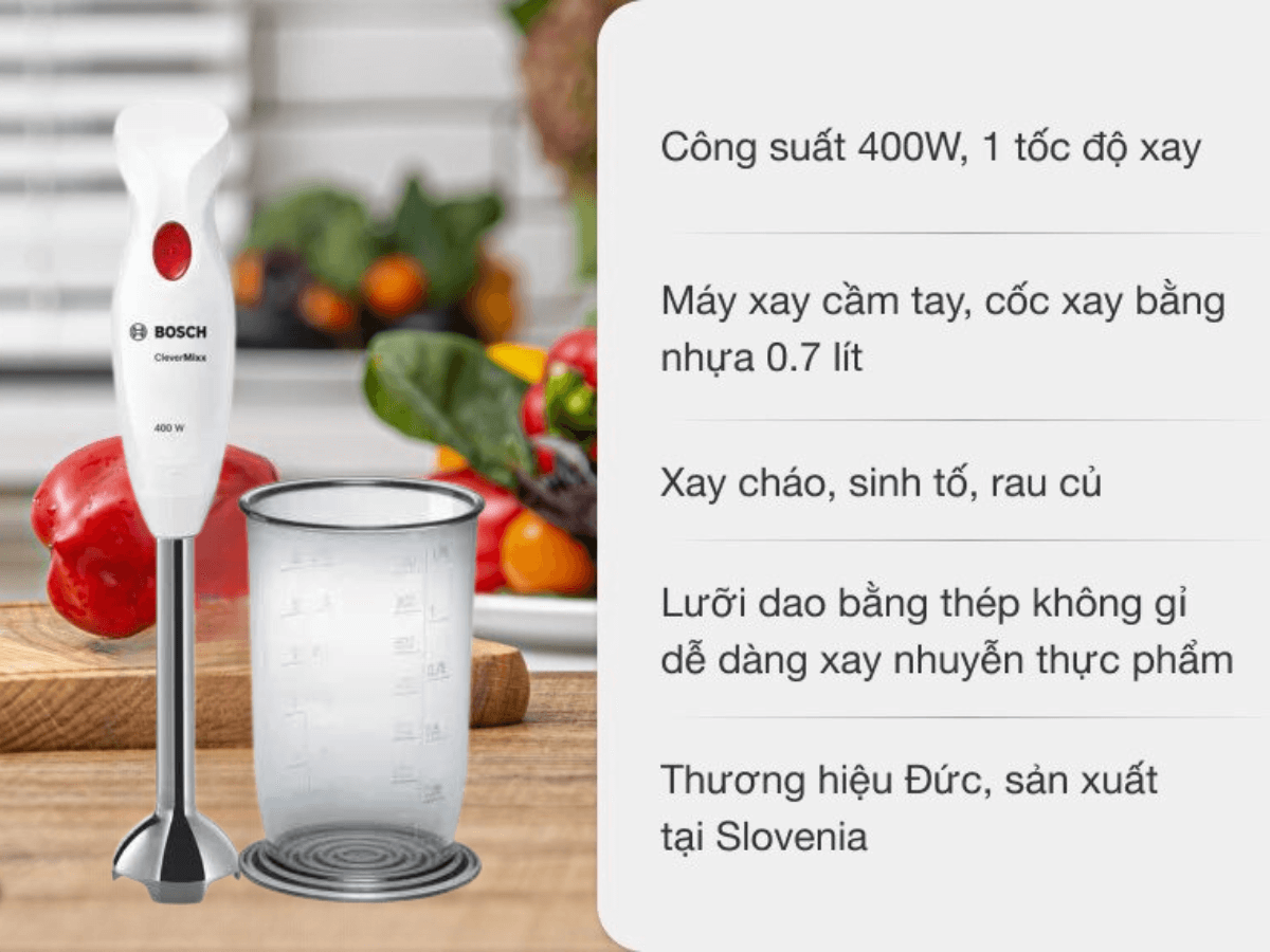 Máy xay cầm tay Bosch MSM24100