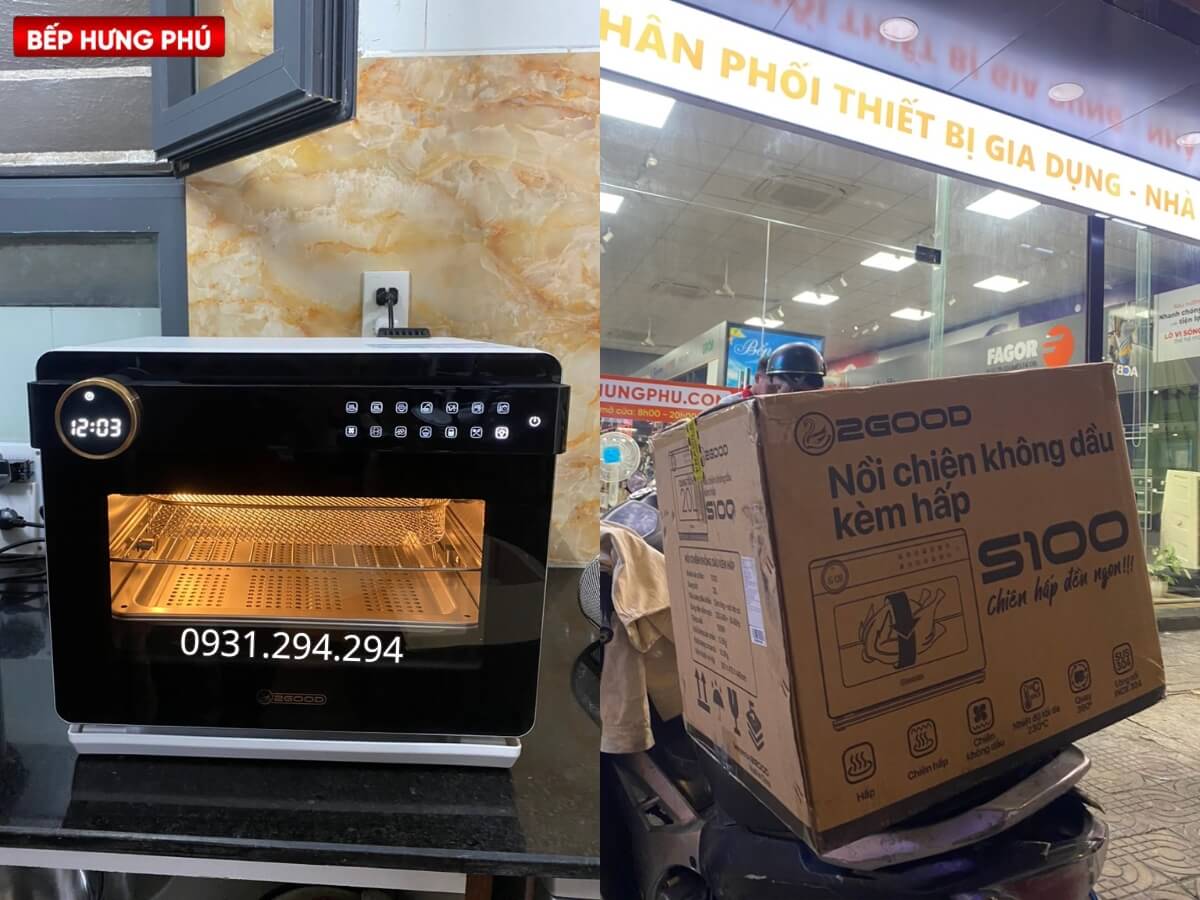 Nồi chiên hơi nước 2Good S100