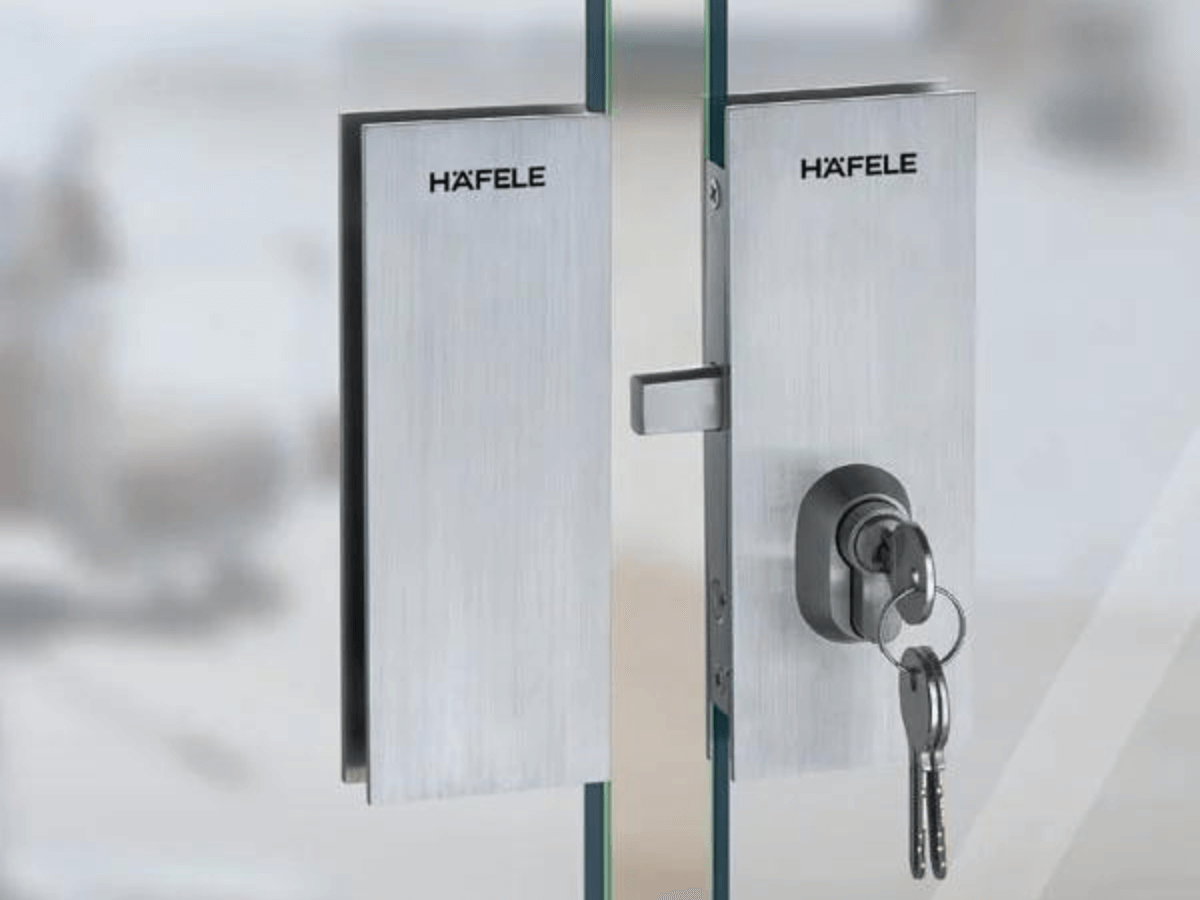 Tay nắm cửa kính Hafele