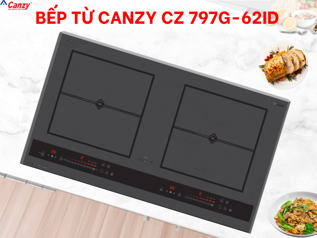 Bếp từ Canzy CZ 797G-62ID