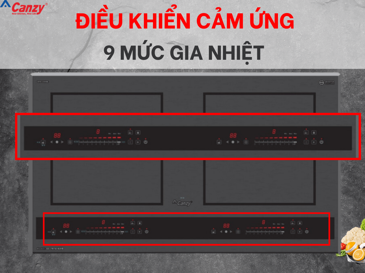 Bếp từ Canzy CZ 797G-62ID