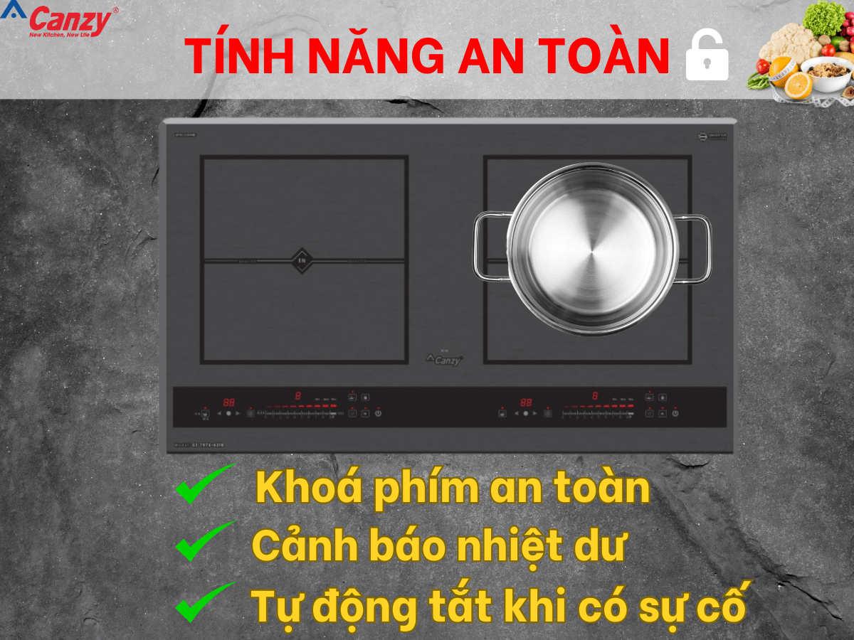 Bếp từ Canzy CZ 797G-62ID