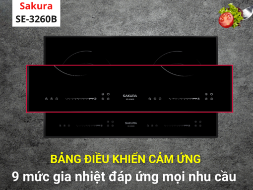 Bếp điện từ Sakura SE-3260B
