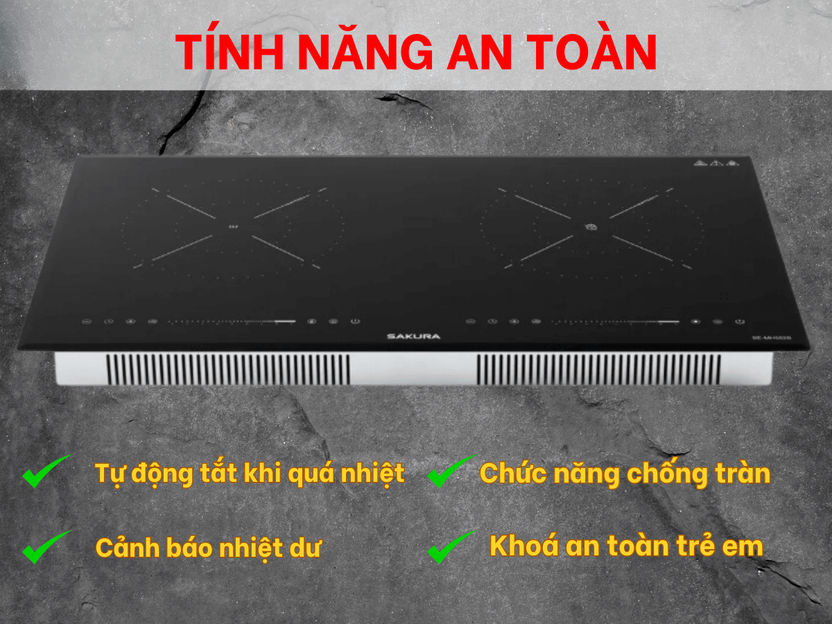 Tính năng an toàn bảo vệ cho cả gia đình