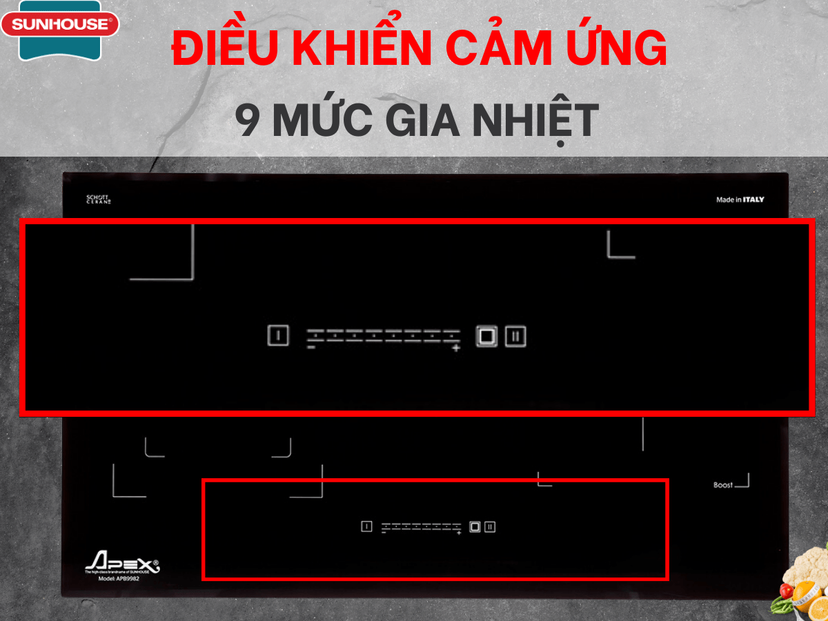Bếp điện từ Sunhouse APB9982