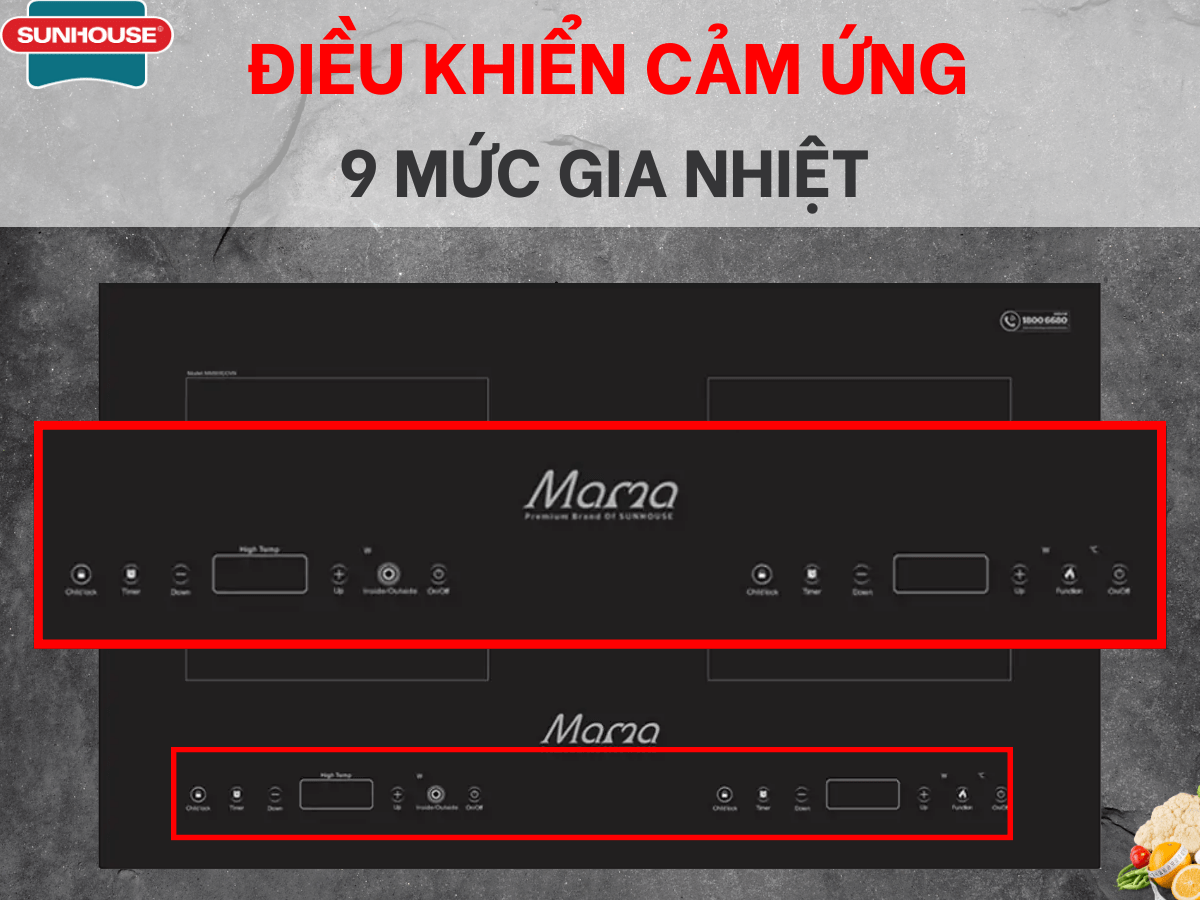 Bếp điện từ Sunhouse Mama MMB9100VN