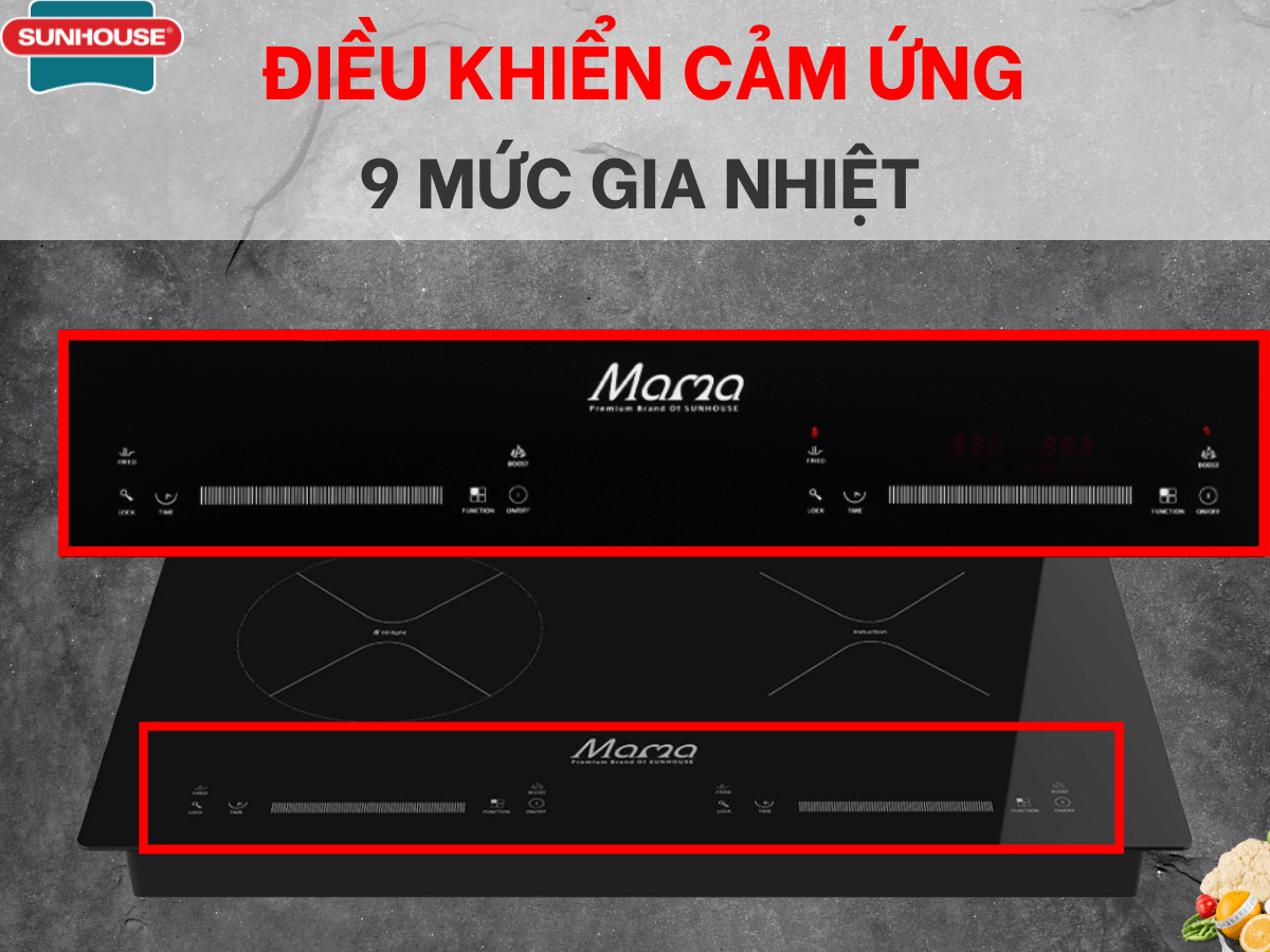 Bếp điện từ Sunhouse Mama MMB9200MIX