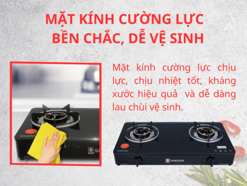 Bếp gas Sakura SA-2375GB