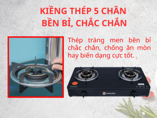 Bếp gas Sakura SA-2375GB