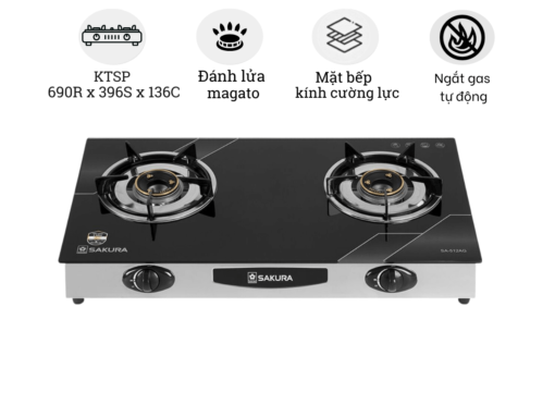 Bếp gas Sakura SA-512AG